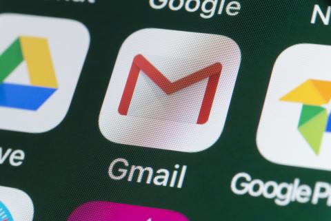 Gmail on a phone