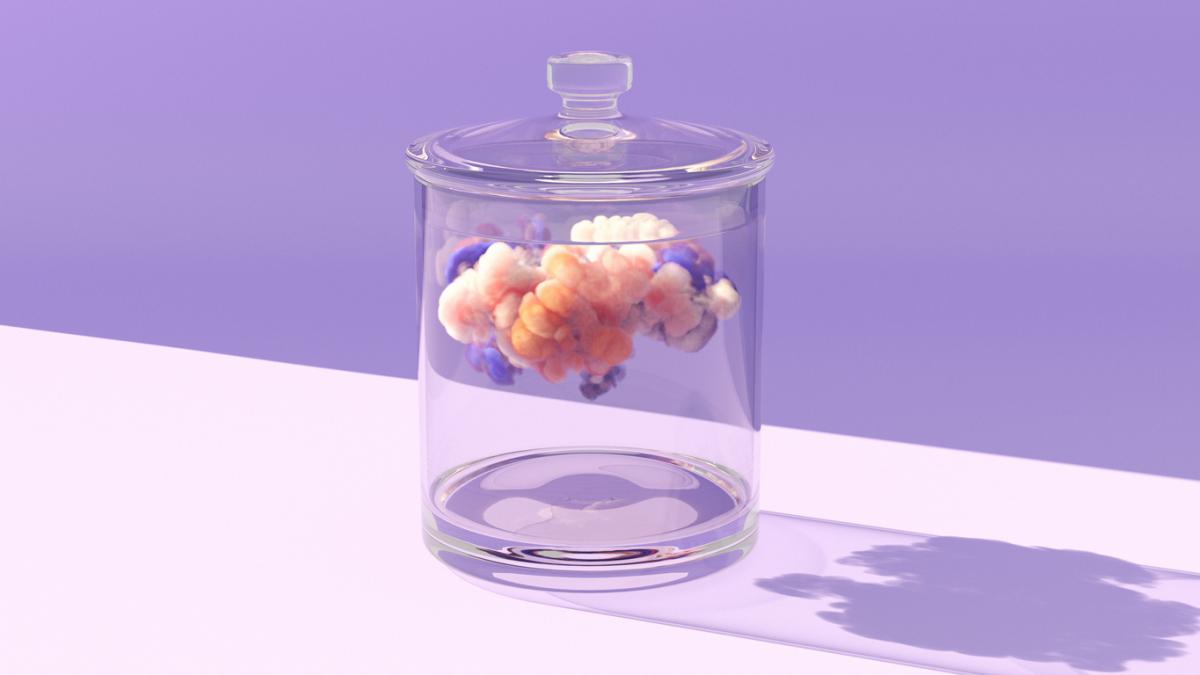 cloud in jar